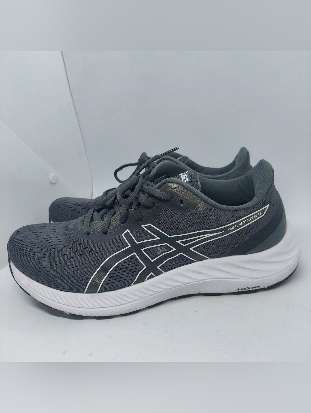 Asics Gel-Excite 8 Sneakers Mens Size 8.5 Extra Wide Running Sport Shoes Gray